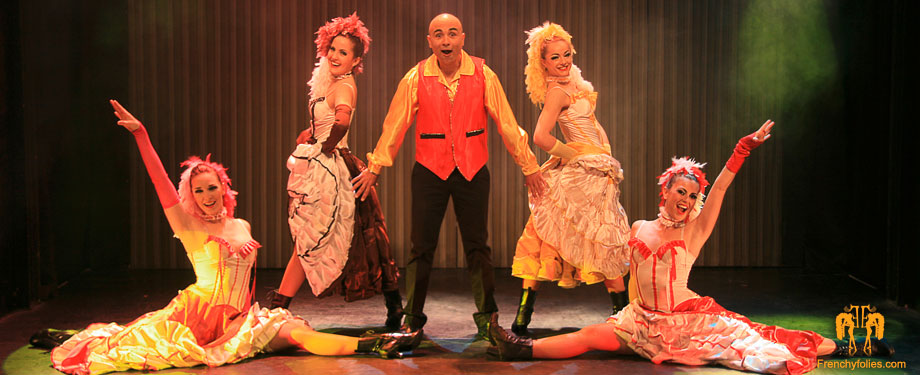 l'animation French Cancan du spectacle cabaret Frenchy Folie's
